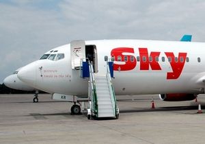 SKY AIRLINES UÇUŞLARINI DURDURDU